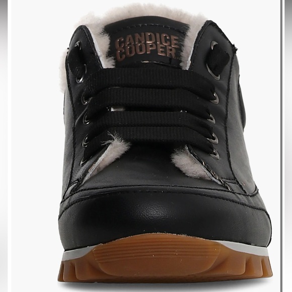 NWT Candice Cooper Runlo Genuine Shearling Lined Sneaker - Picture 3 of 15